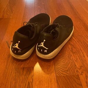 Jordan Black Low-Top Sneakers with Gum Sole